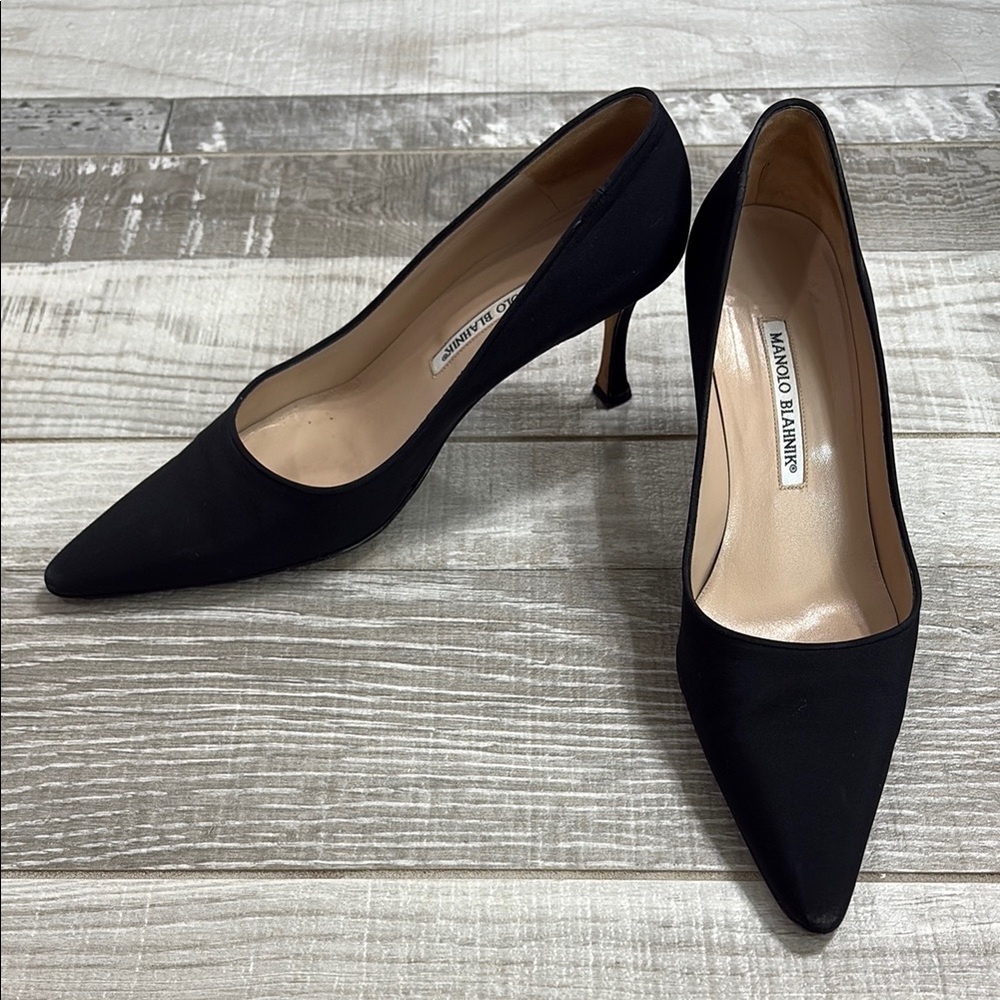 Manolo Blahnik Classic Black Heels